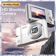 2.4 Inch Retro Digital Camera 4K HD Small Portable CMOS Mini Camera 50MP 16x Zoom Video Recorder Cam