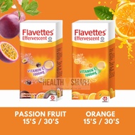 Flavettes Effervescent Vitamin C Orange / Flavettes Effervescent Vitamin C Passion Fruit 30's / Flav