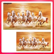 [gsdqdsh] Seven Horses Canvas Print, 7 Horses Running, Painting, Wall Decor, Ornament, Animal Poster