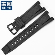 手表带 Genuine Original Stainless Steel Watch Band Substitute G-SHOCK Casio GST-W300/B100/S110/410 Rubber Silicone Bracelet