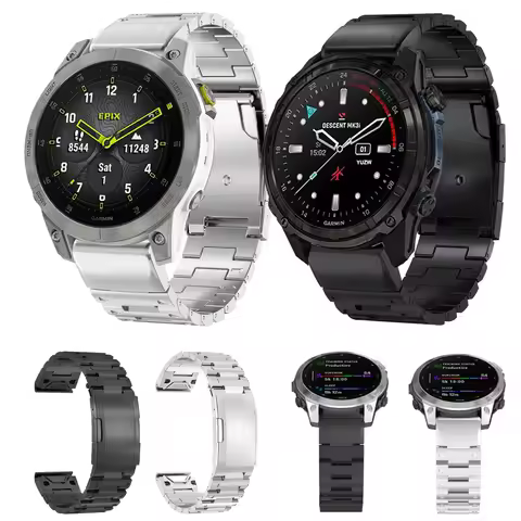 22mm 26mm Quick Release Metal Stainless Steel Band For Garmin Epix Pro 51 47mm/epix Gen 2/Descent Mk