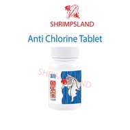 [SHRIMPSLAND] Aquarium Anti Chlorine Tablet Tap Water Chlorine Removal Purification Stabiliser Disin