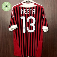 2011/12 Ac Milan Home Shirt Nesta #13 (Excellent) Size L