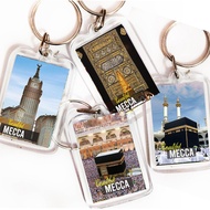 Keychain Mecca  Kaabah Umrah Haji Mekah Souvenir  50mm x 35 mm