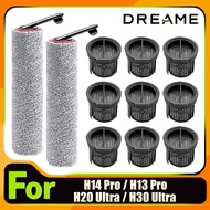 Accessories For Dreame H14 Pro / H13 Pro / H20 Ultra / H30 Ultra Vacuum Cleaner Roller Brush and HEP