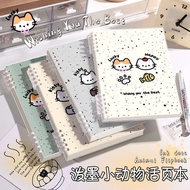 🔥 ins 🔥 exercise book campus High-value notepad aesthetic HOTSELLING Coil notebook creative ♔Splash-