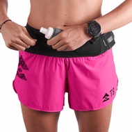 T8 Run Trail Running Pants Road Women's Sherpa Shorts Hot Pink Pink/Black New Logo