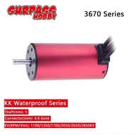 Brushless Motor 3670 4Poles 2650KV rc car/crawler/off road/rc boat