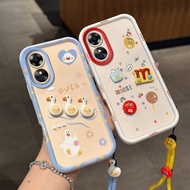 Casing OPPO A17 Casing OPPO A17k Casing   Plush Doll Casing Cute Soft Phone Casing TY-JGSGZ