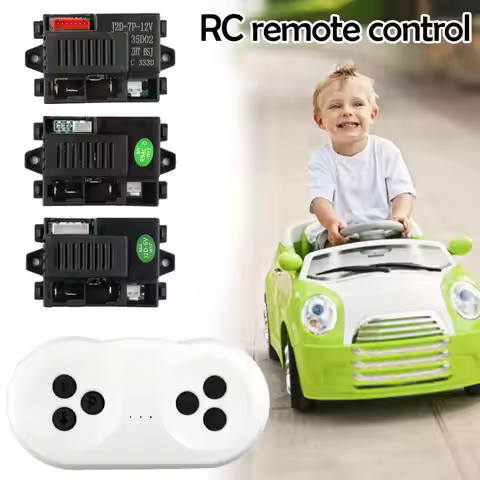 J2D-7P-12V Children's Electric Car Receiver 2.4G Bluetooth Smooth Start Remote Control 6V/12V Contro
