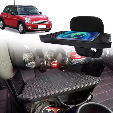 15W Car Wireless Charger Center Console Fast Charger Panel for BMW MINI F55/F56/F57 2014-2023