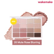 WAKEMAKE THAILAND | Soft Blurring Eye Palette พาเลท 16 ช่อง เนื้อนุ่มเนียนละเอียด สีชัด ติดทน เกลี่ย