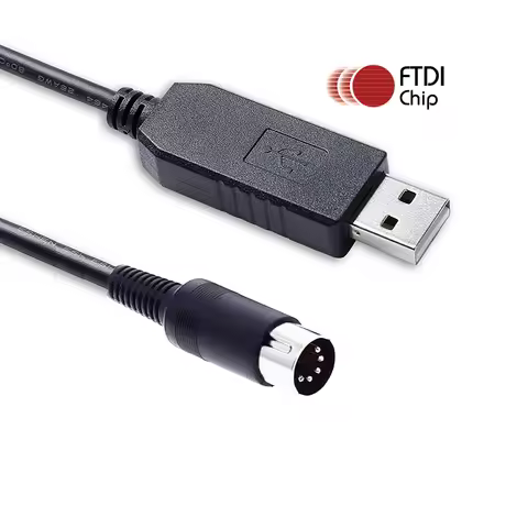 Yaesu FIF-232C USB CAT Programming Cable FTDI FT232RL USB Uart TTL to 6-pin Din Plug for Yaesu FT-10