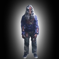 Tie-Dye Zombie Costume Night Party Hairy Ghost Costume Set Ghost Ghost Styling Makeup Cosplay