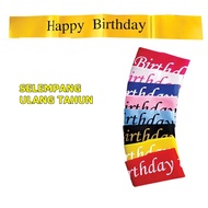 Happy Birthday Sash Birthday Sash Party Decoration Birthday Decoration Girls Women Birthday Sash