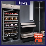 Aluminium shoe rack multi-layer rotating shoe cabinet, 360 degree rotating shoe rack