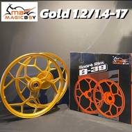 MAGICBOY B39 AEROX THAI 1.2/1.4-17 EGO AVATIZ EGO SOLARIZ CNC SPORT RIM 17 INCH MAGICBOY SPORT RIM A