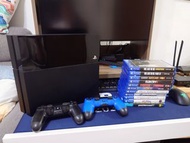 PS4 classic 500gb 主機+遊戲碟+手掣兩個