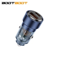 BOOTBOOT CAR USB 145W USB Fast Charging Car Charger with USB C, Dual Output Car Charger Adapter C41