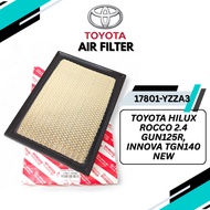 TOYOTA ENGINE AIR FILTER HILUX ROCCO 2.4 GUN125R, INNOVA TGN140 NEW (17801-YZZA3)