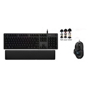 Logitech G512 Carbon Light sync RGB Mechanical Gaming Keyboard + Logitech G502 Hero Wired Light sync