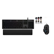 Logitech G512 Carbon Light sync RGB Mechanical Gaming Keyboard + Logitech G502 Hero Wired Light sync RGB Mouse