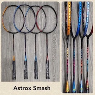 BADMINTON RACKET - YONEX ASTROX SMASH RACKET COMPLETE PACKAGE FREE BAG GRIP STRINGS