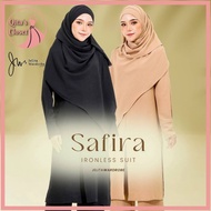 [LAST PIECES] Jelita Wardrobe Suit Safira Ironless (Seluar + Blouse)