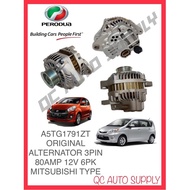 A5TG1791 ORIGINAL ALTERNATOR APM (MITSUBISHI TYPE)FOR USE ON: PERODUA MYVI 1.3 & ALZA &AVANZA & RUSH