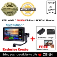 Feelworld FW568 6 inch 4K HDMI DSLR Camera Field Monitor