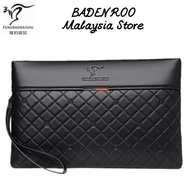 FENGBAODAISHU Men Wallet Clutch Bag Man Leather Kangaroo Wallet Dompet Kulit Lelaki Beg Tangan Beg D