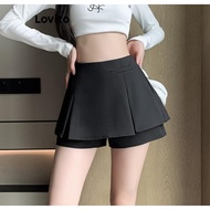 Lovito Casual Plain Pocket Short for Women LNA71051 Lovito Womens Casual Plain Pocket Shorts LNA7105