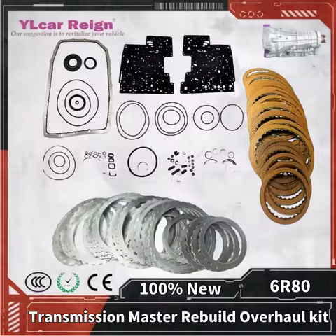 6R80 Automatic Transmission Gearbox Master Rebuild Repair Overhaul Kit Seals Gasket O-rings Clutch F