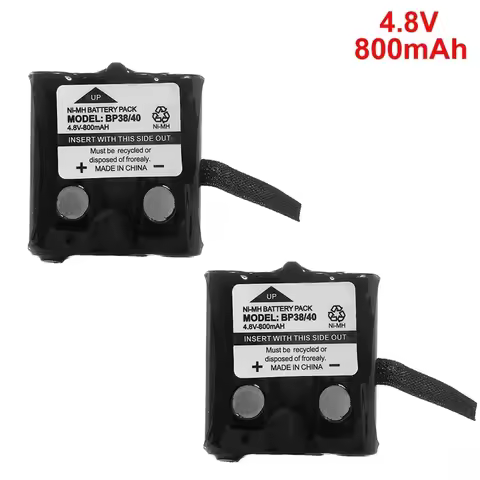 4.8v NI-MH Rechargeable Battery For Uniden Radio BP38 BP39 BP40 BT-1013 4.8V 800mAh For MOTOROLA TLK