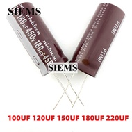 New Original Aluminum Electrolytic Capacitor 450V 100UF 120UF 150UF 180UF 220UF Electrolytic Capacit