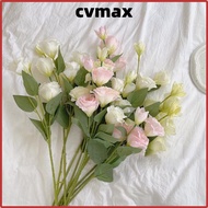 CVMAX Artificial Eustoma Grandiflorum Roses, Silk Material Artificial Flowers Artificial Lisianthus 