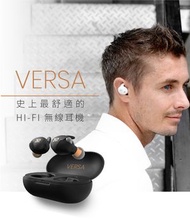 VERSA 真無線藍牙耳機 黑色 Qualcomm 高通藍牙 5.0 耳勾Spinfit 耳塞