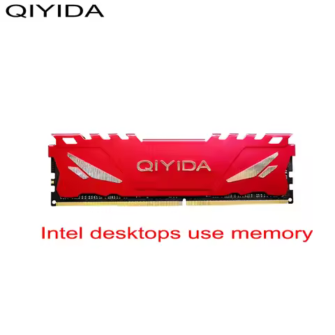 Qiyida ddr4 Desktop memory Ram 8GB PC4 2133MHz or 2400MHz 2666MHZ 3200MHZ Desktop with heat sink 8G 