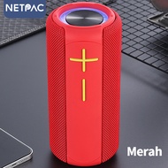 NETPAC Speaker Bluetooth 5.0 Wireless Bass 6D Audio Speaker Portable IPX6 Waterproof Ultra aktif laptop polytron HIFI