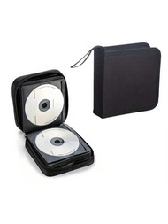 1個40個cd / Dvd盒套：用於汽車,家庭和旅遊的便攜式錄音機存儲綁定器-使您的光盤井然有序！ 旅行配件旅行必備收納袋dvd收納袋數字包商務,旅行,學校,大學,辦公室