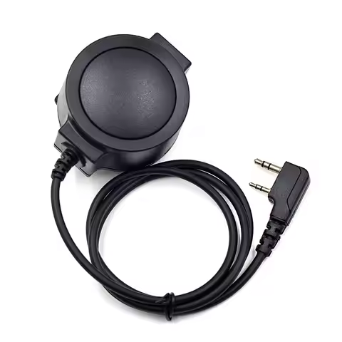 Two Way Radio Big PTT Cable Plug for Walkie Talkie Kenwood TK3000 Baofeng UV-5R BF-888S BF-F8HP UV21