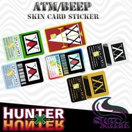 Hunter x Hunter Stickers for ATM or beep card HxH