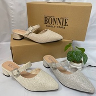 BONNIE BNHY-13 WOMEN HEELS GLITTER (1.5inch) HEELS FOR WOMEN LOW HEELS