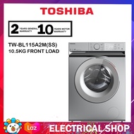 Toshiba 7.5KG Front Load Washer TW-BL85A2M(SS) (Grey) or TW-BL85A2M(WK) (White) / 10.5KG TW-BL115A2M