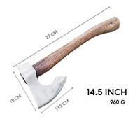 37cm Hatchet Heavy Duty Outdoor Axe for Camping & Survival Wood Splitting