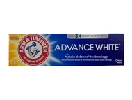 Advance White Baking Soda & Peroxide Toothpaste, Extreme Whitening 4.3 oz (Pack of 2)