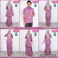 DHIA 910 — SEDONDON KEMEJA KURUNG COTTON - Magenta Purple