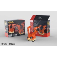 Nano Block Lego Digimon Monster Series Mainan Balok DIY 3D Puzzle