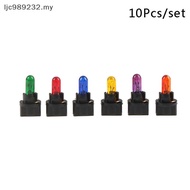 【NIMY】 10PCS T5.5 Led Bulb W1.2WCar Interior Lights Dashboard Heating Indicator Wedge Auto Instrumen