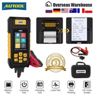 AUTOOL BT76012/24V Car Battery Tester with Printer&Cranking Test&Charging Test&Load Test 30-2000CCA 